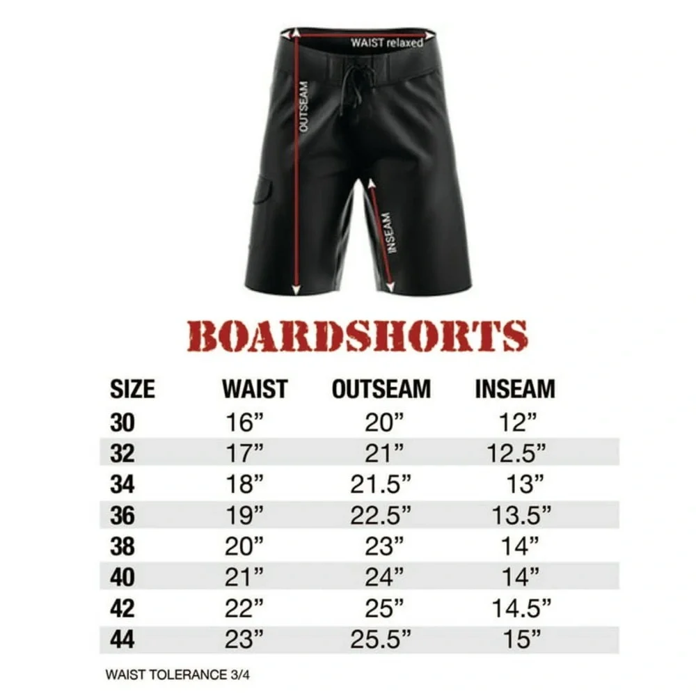 Tactical Pro Supply Men’s Old Glory Board Shorts